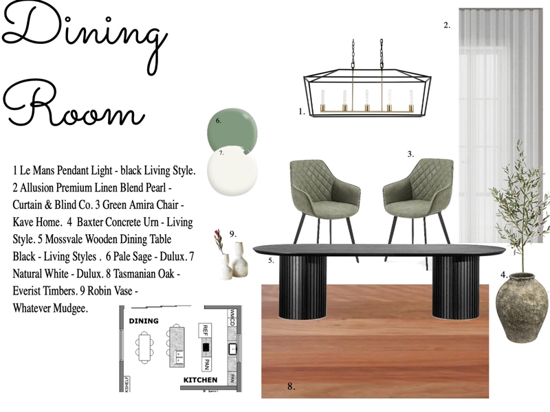 Dining Room Mood Board by hainesee on Style Sourcebook