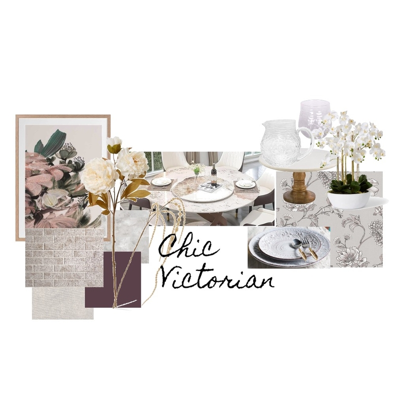 Chic Modern Victorian Mood Board by Manifest By Design | Interior Designer on Style Sourcebook