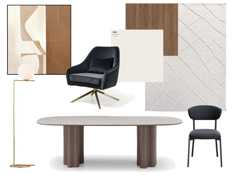Merlino Contemporary Brown Dining Mood Board by Style Sourcebook on Style Sourcebook