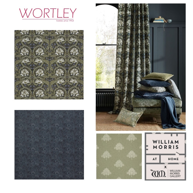 William Morris at Home Mood Board by Wortley Group on Style Sourcebook