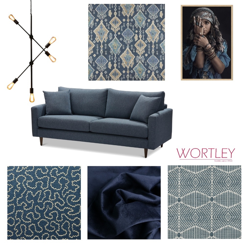 Navy Mood Board by Wortley Group on Style Sourcebook