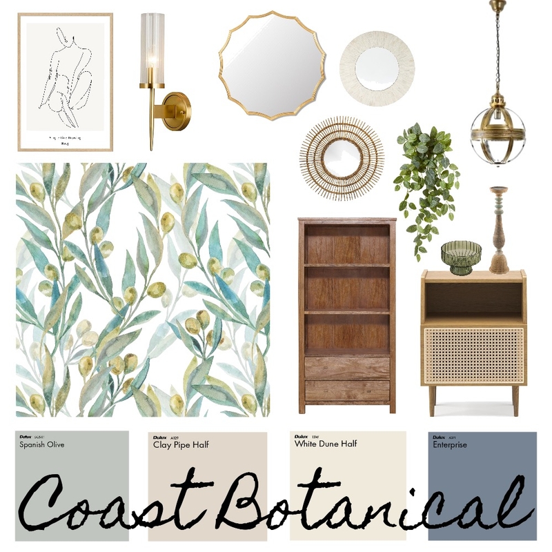 Coat Botanical Mood Board by Haven Home Styling on Style Sourcebook