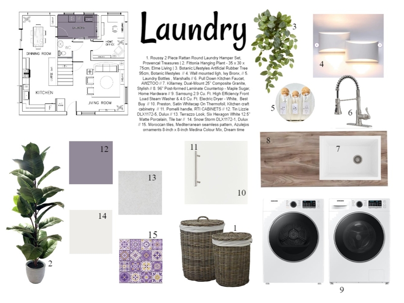 Laundry room Mood Board by S_Shevchenko on Style Sourcebook