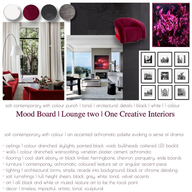 Mood Board - Lounge 2 NE Mood Board by ONE CREATIVE on Style Sourcebook