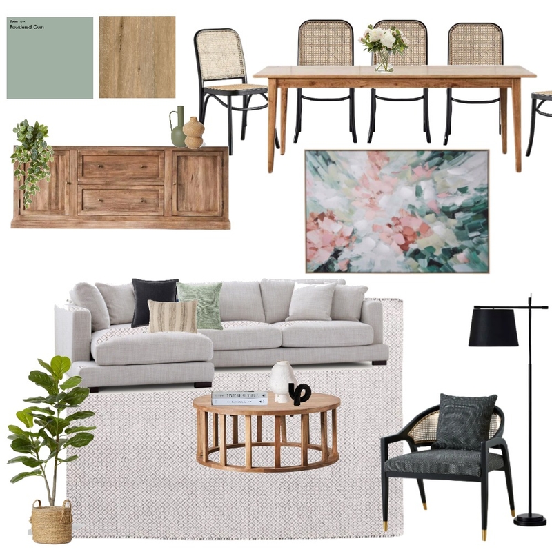 Cosy Living & Dining Mood Board by Eliza Grace Interiors on Style Sourcebook