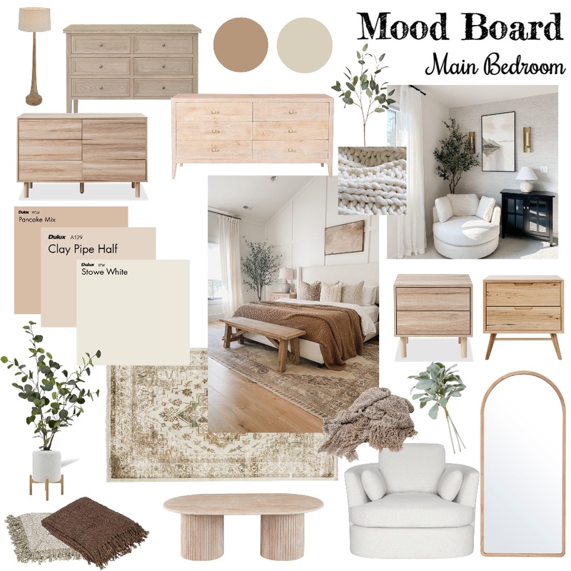 Main Bedroom Mood Board Mood Board by skylerjade on Style Sourcebook