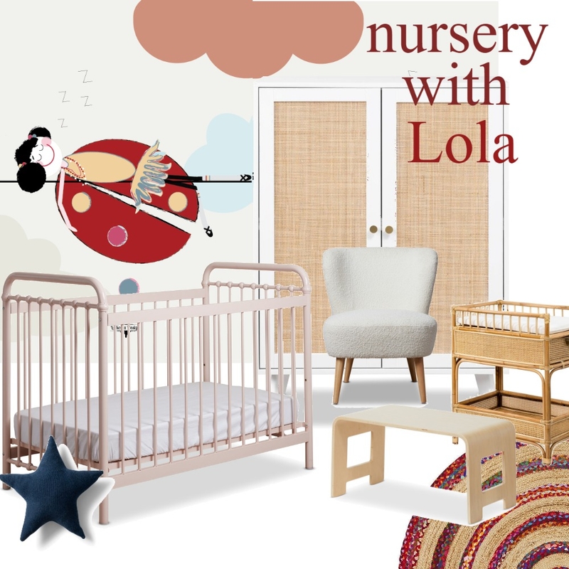 Nursery with Lola Mood Board by Gos from Design Home Space on Style Sourcebook