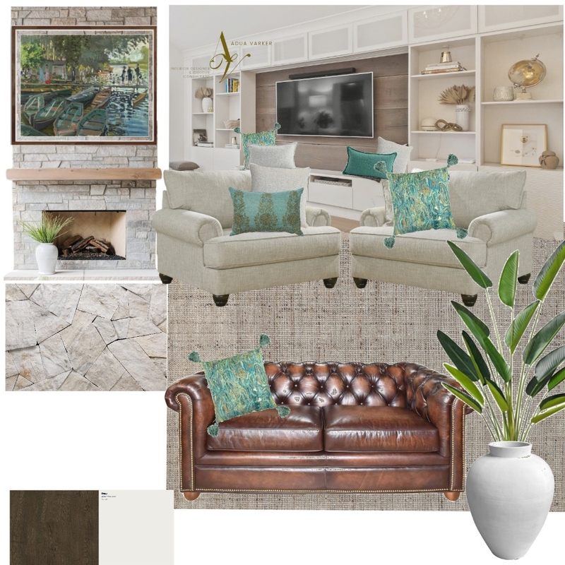 DRAFT Coastal Chic Living Room Mood Board by Adua on Style Sourcebook