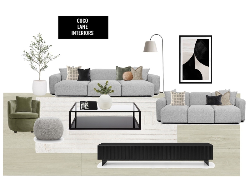 Melville Lounge Room Mood Board by CocoLane Interiors on Style Sourcebook