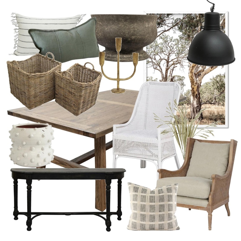 Australian Outback Farmhouse Mood Board by Flawless Interiors Melbourne on Style Sourcebook