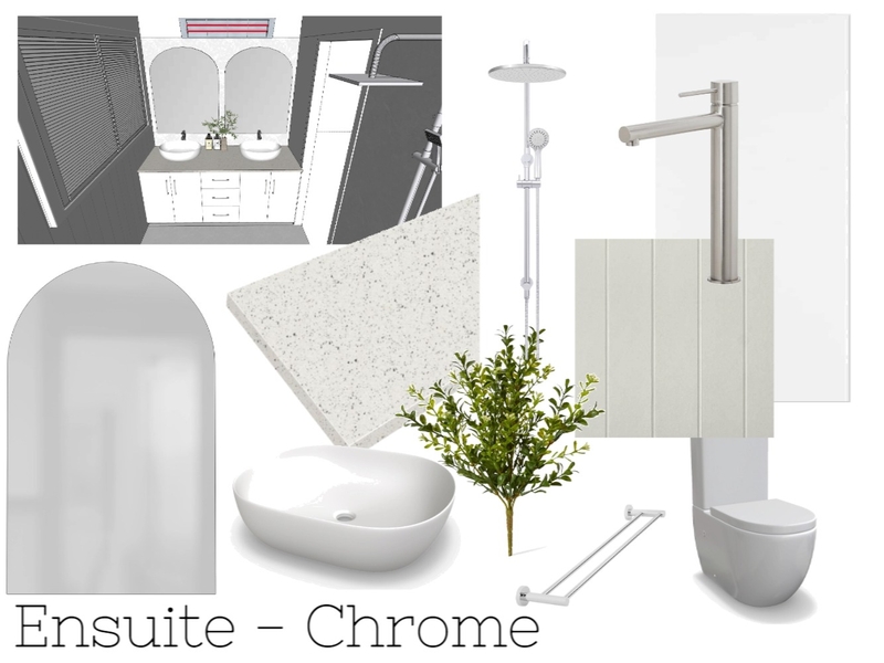 Ensuite revamp - chrome with design Mood Board by rcs13@outlook.com on Style Sourcebook