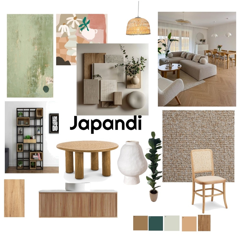 Japandi Design Style Mood Board Mood Board by Washaki on Style Sourcebook