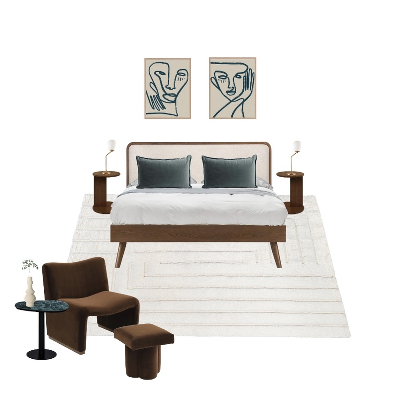 brown bed Mood Board by kshreeve on Style Sourcebook