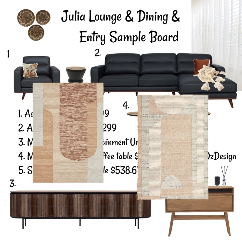 Julia dining and living & Entry 2 Mood Board by SbS on Style Sourcebook