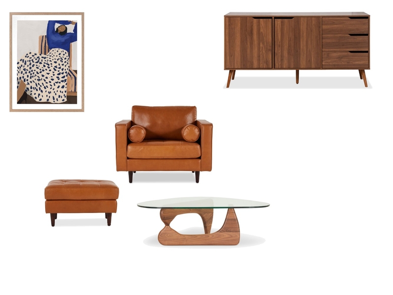 Mid Century Modern Mood Board by Enakai Creative on Style Sourcebook