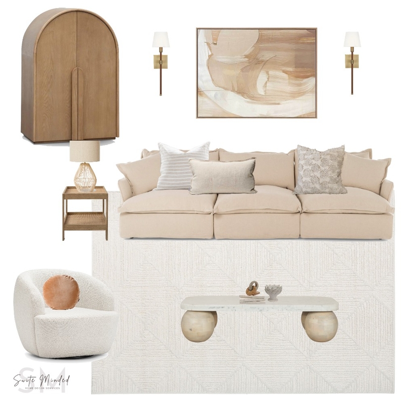 living room in beige tones Mood Board by Suite.Minded on Style Sourcebook