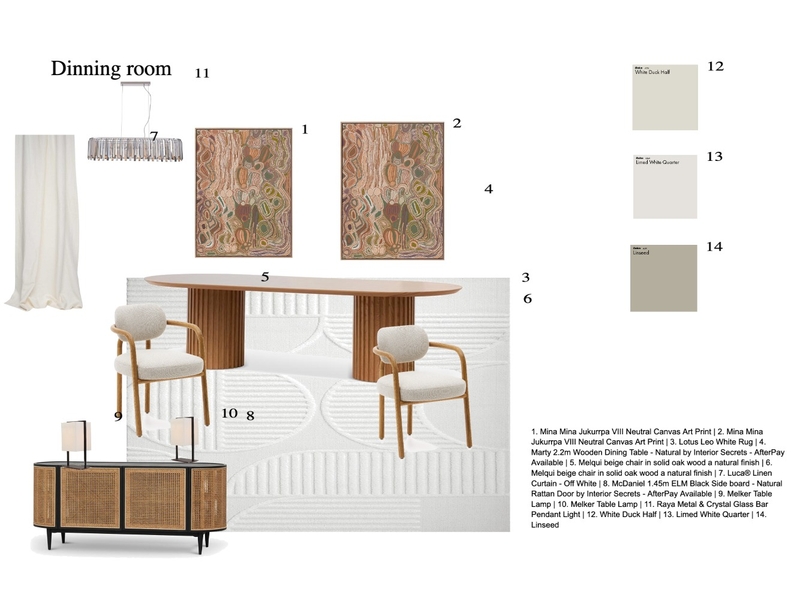 Dining room Mood Board by Mukundi on Style Sourcebook