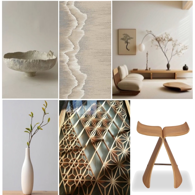 SOFT JAPANESE DESIGN STYLE BOARD Mood Board by Anneke Nomura on Style Sourcebook