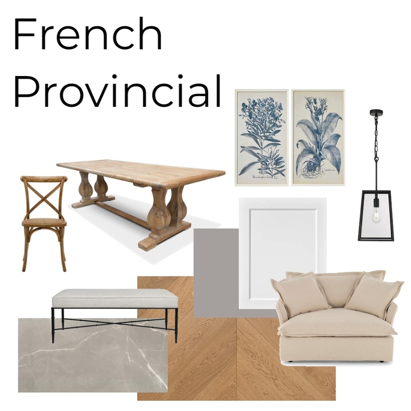 French Provincial Mood Board by Paige Farrugia on Style Sourcebook