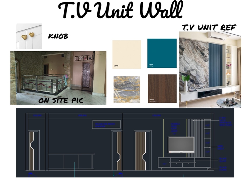 tv unit wall hall ladoo ag Mood Board by nikitabhajjika@gmail.com on Style Sourcebook