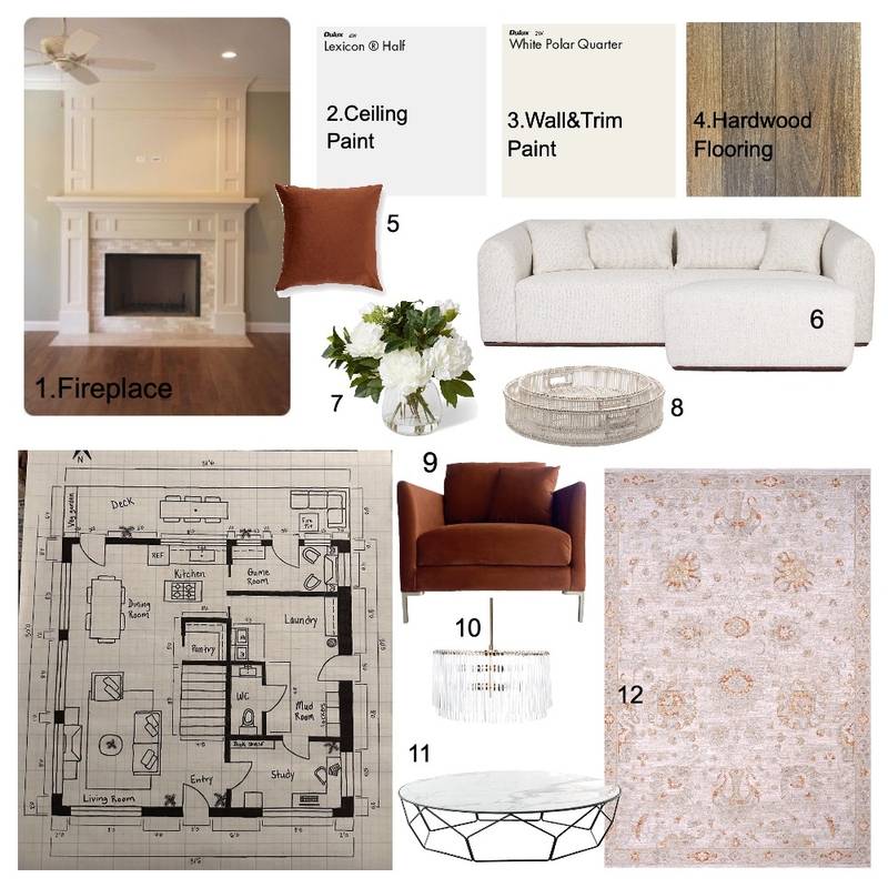 living room Mood Board by kr257701 on Style Sourcebook