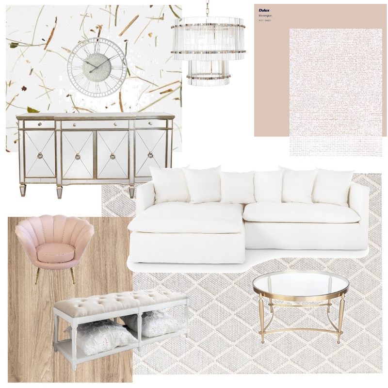 glam living room Mood Board by brianna sardinha on Style Sourcebook