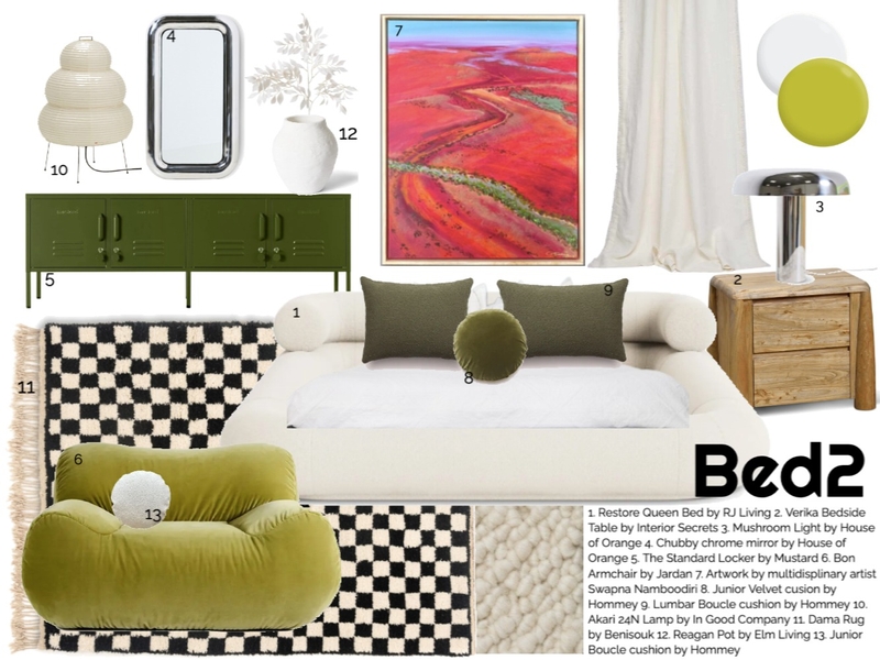 Bedroom 2 Mood Board by Milly Jennings on Style Sourcebook