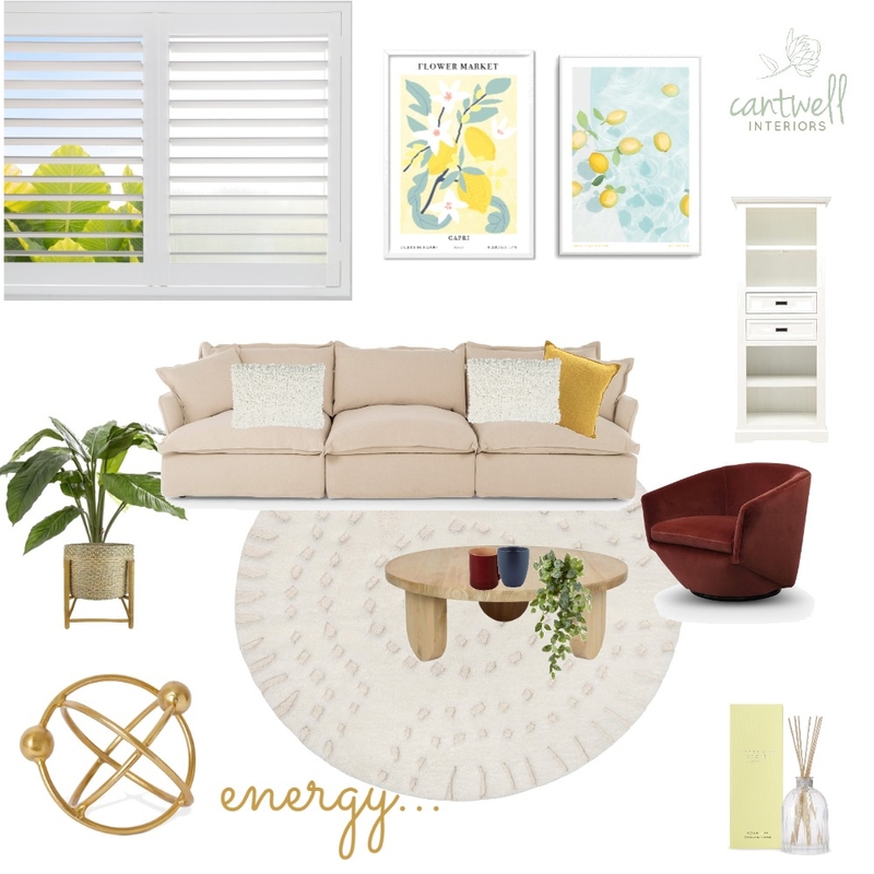 Increase Energy Mood Board July 2024 Mood Board by Cantwell Interiors on Style Sourcebook