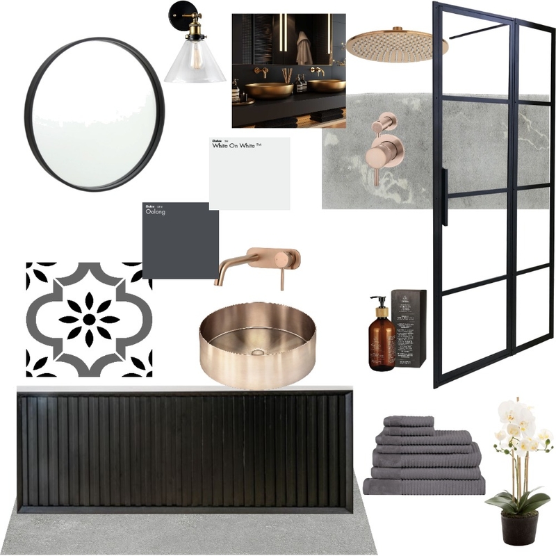 Modern bathroom Mood Board by STUDIO M on Style Sourcebook