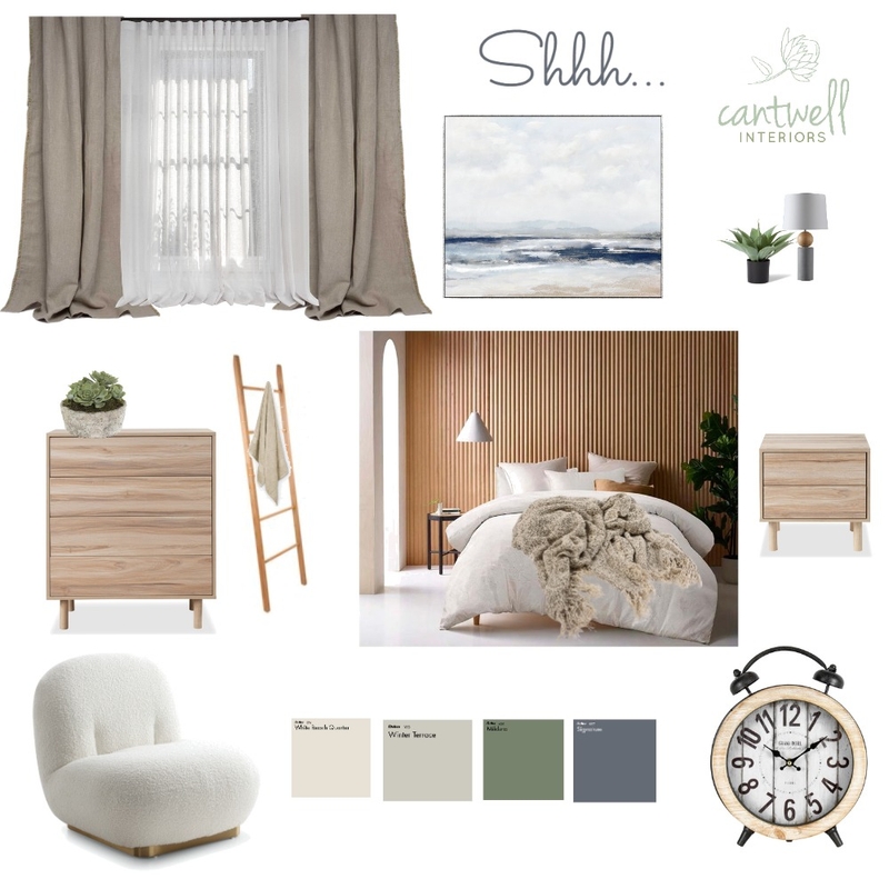 Improve Sleep Mood Board July 2024 Mood Board by Cantwell Interiors on Style Sourcebook