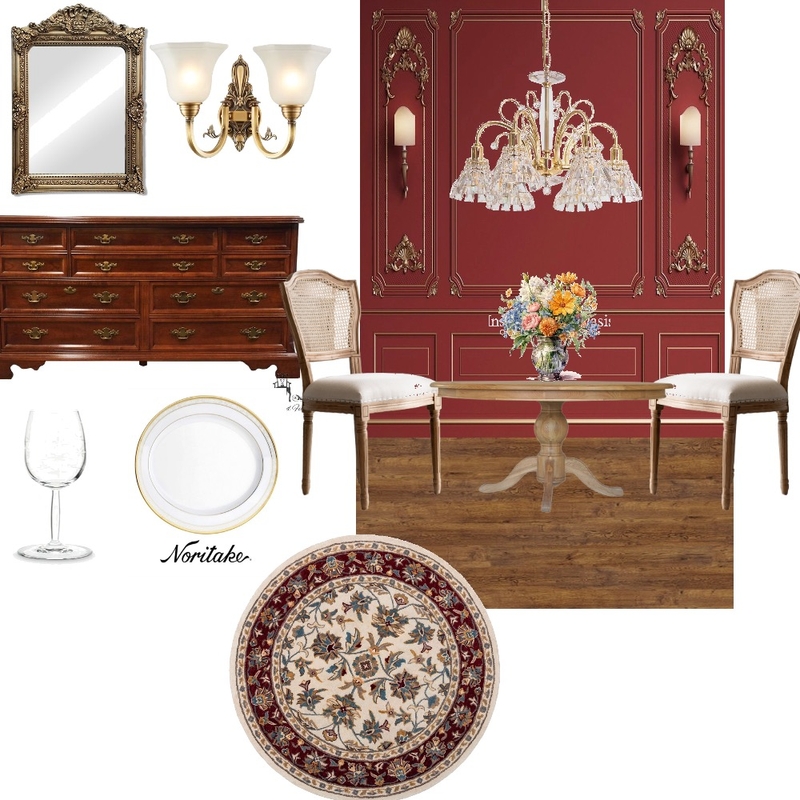 “Regency” dining room Mood Board by Sasha Tabaro on Style Sourcebook