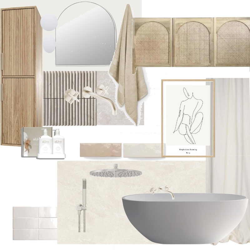 DOwnstairs Ensuite Mood Board by kleephotography@hotmail.com on Style Sourcebook