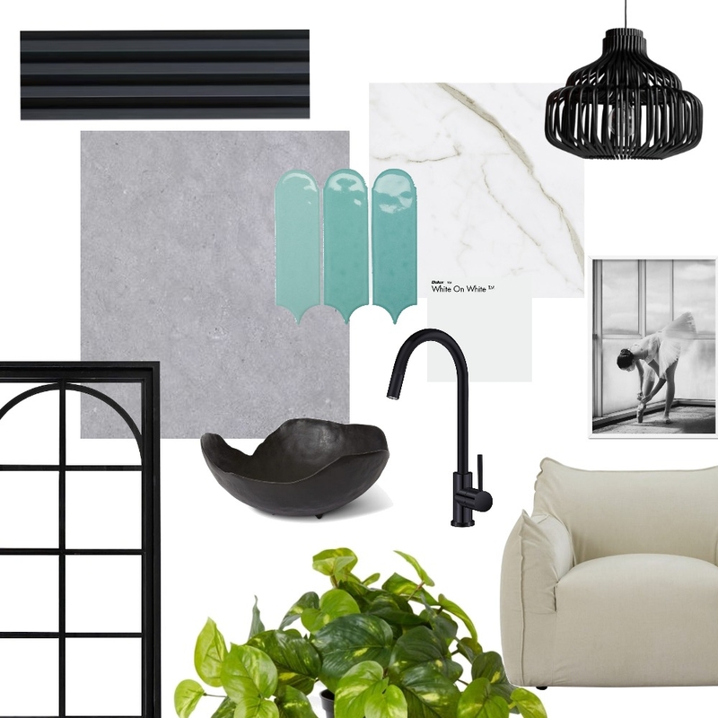 Modern Living - Black & White NC Earthcuts Mood Board by Diana on Style Sourcebook