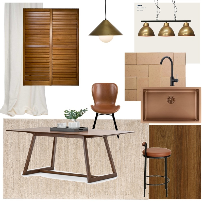 mid-century modern kitchen/dining room Mood Board by brianna sardinha on Style Sourcebook