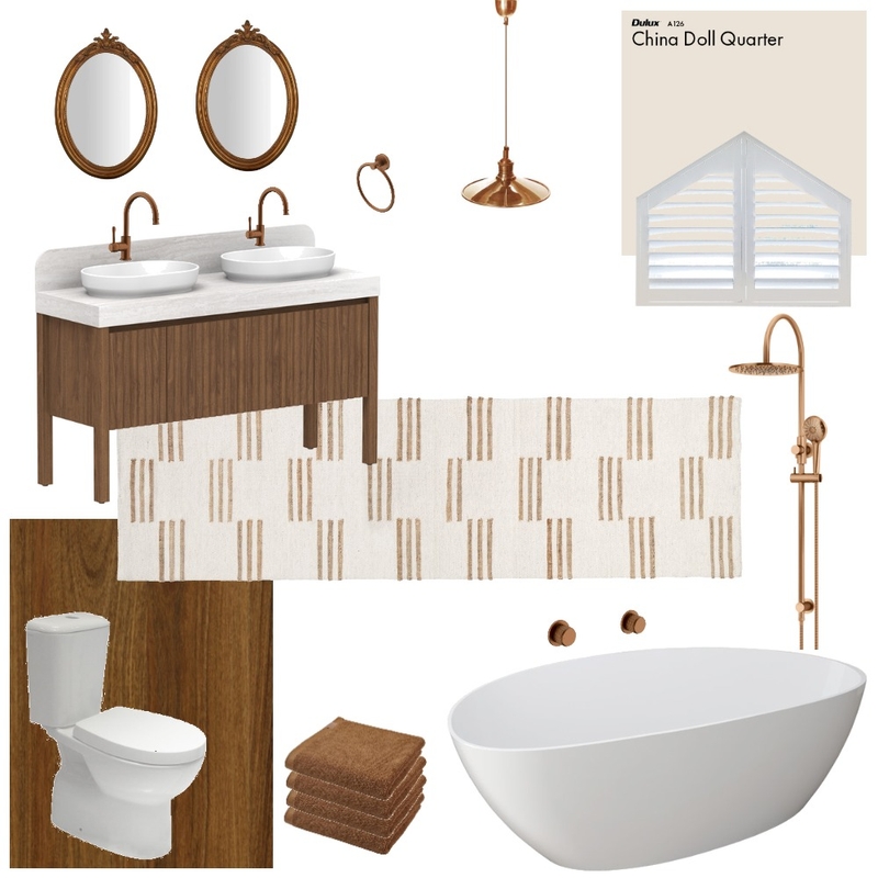 mid-century modern bathroom Mood Board by brianna sardinha on Style Sourcebook