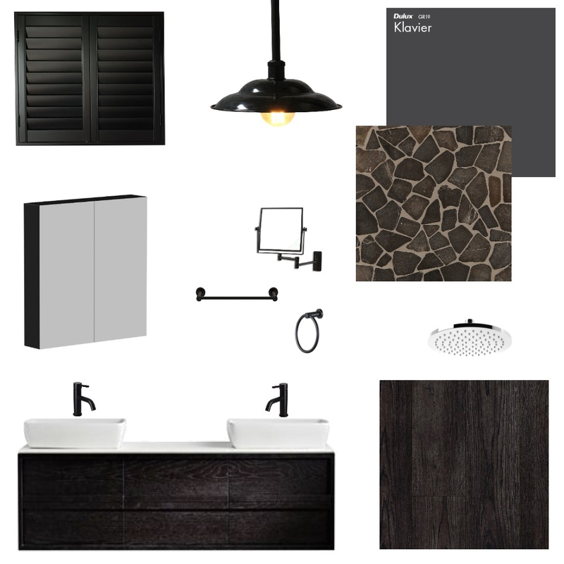 industrial bathroom Mood Board by brianna sardinha on Style Sourcebook