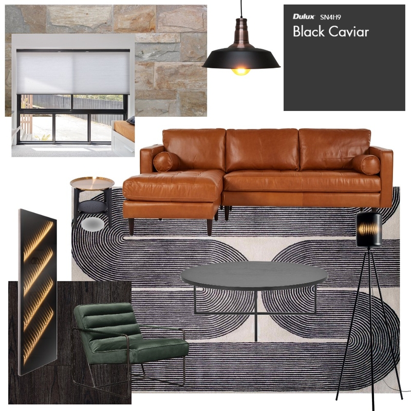 industrial living room Mood Board by brianna sardinha on Style Sourcebook