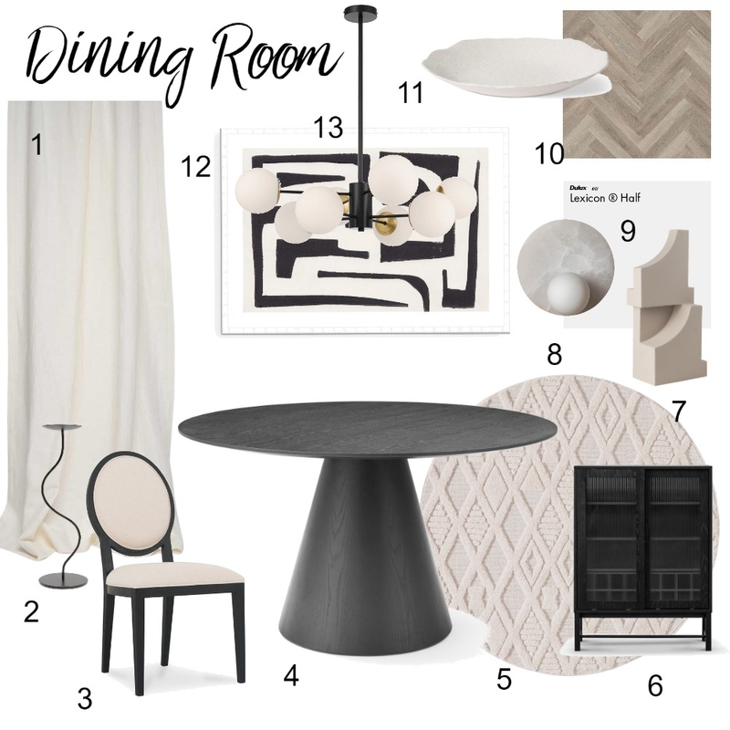 Dining Room Mood Board by Andrew Bowen on Style Sourcebook