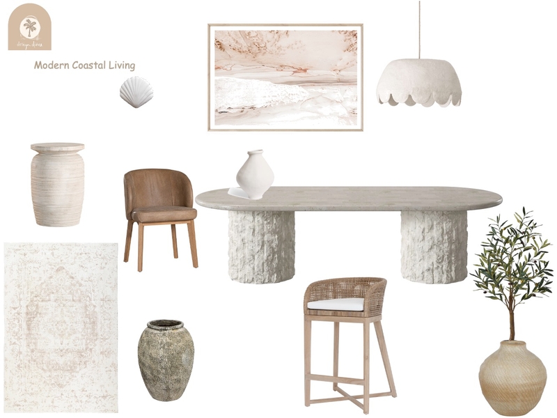 Modern Coastal Mood Board by Design Divine on Style Sourcebook