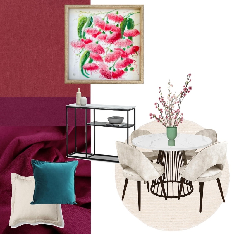 Hot pink and white Dining Mood Board by andrea.moser@bigpond.com on Style Sourcebook