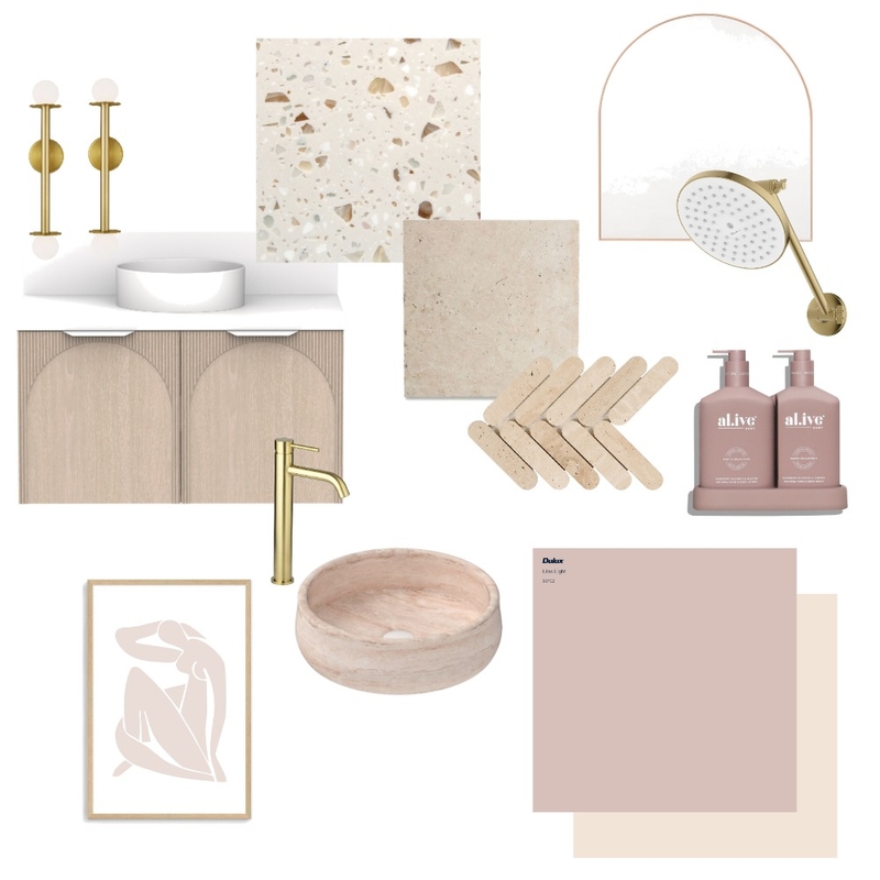 Organic timeless chic ensuite Mood Board by Sarah Watkins on Style Sourcebook