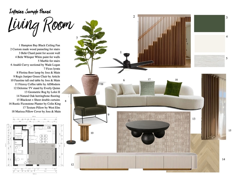 Living Room IDI Mood Board by mariaclaramontes on Style Sourcebook