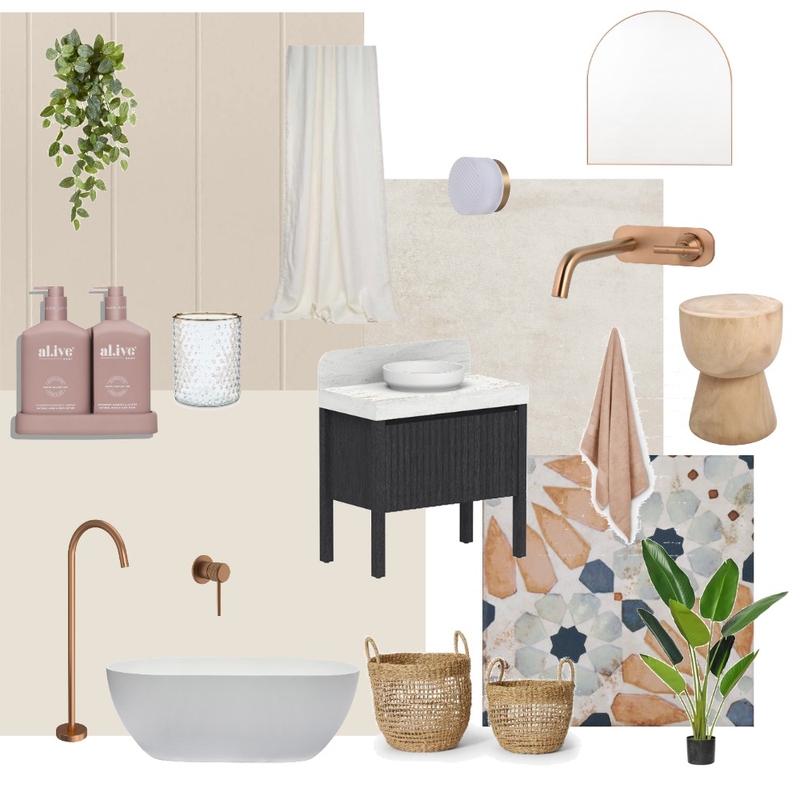 Feminine Luxe Bathroom Mood Board by DaniM on Style Sourcebook