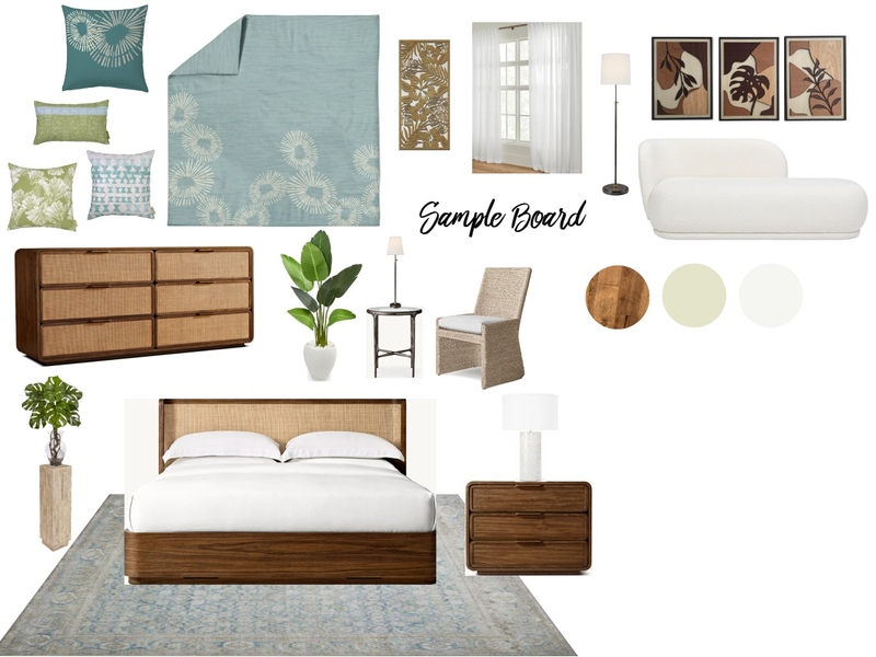 Regan Primary Bedroom Sample Board Mood Board by afcastello on Style Sourcebook