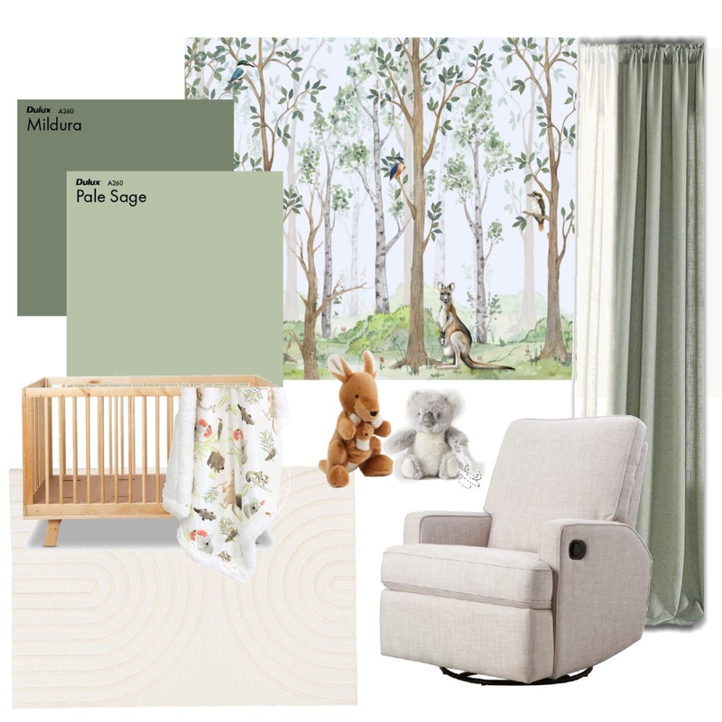 Australiana Nursery Mood Board by lizziedunn on Style Sourcebook