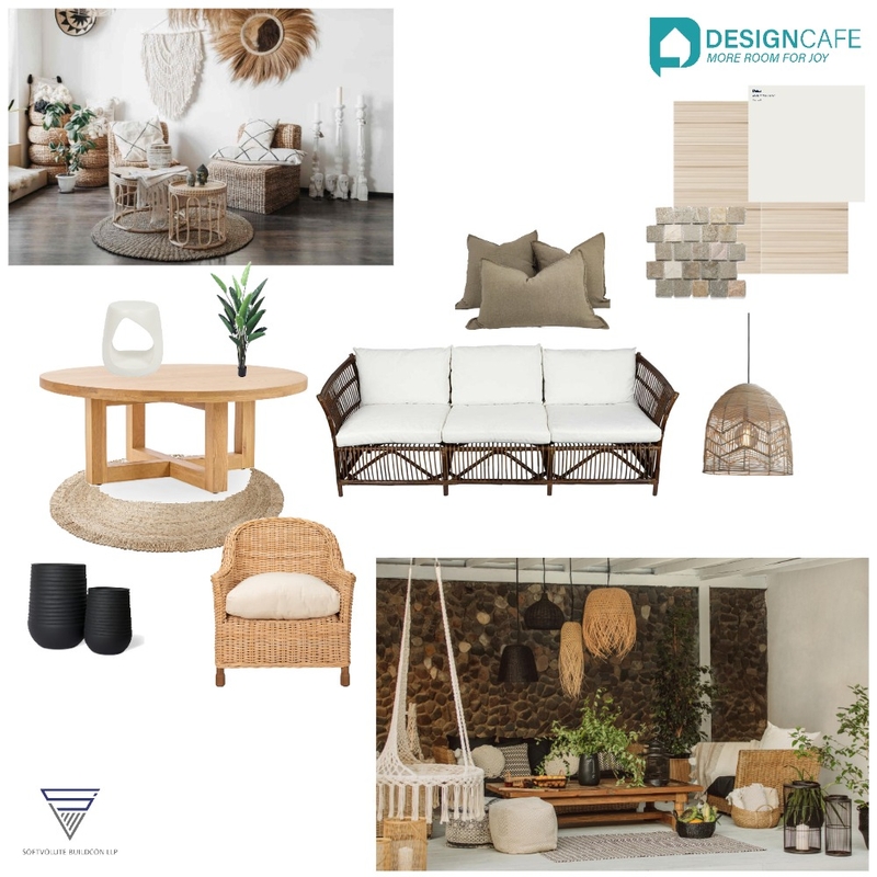 Rustic Living Room Mood Board by harshada on Style Sourcebook