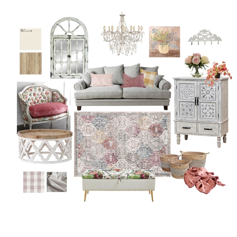 Chabby Chic Living Room Mood Board by ashleigh.barber6 on Style Sourcebook