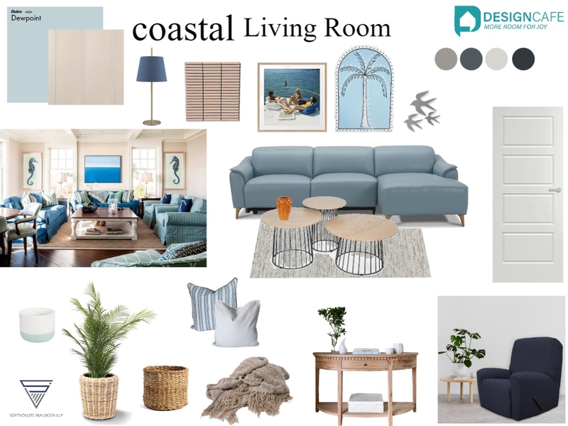 Coastal Living Room Mood Board by harshada on Style Sourcebook