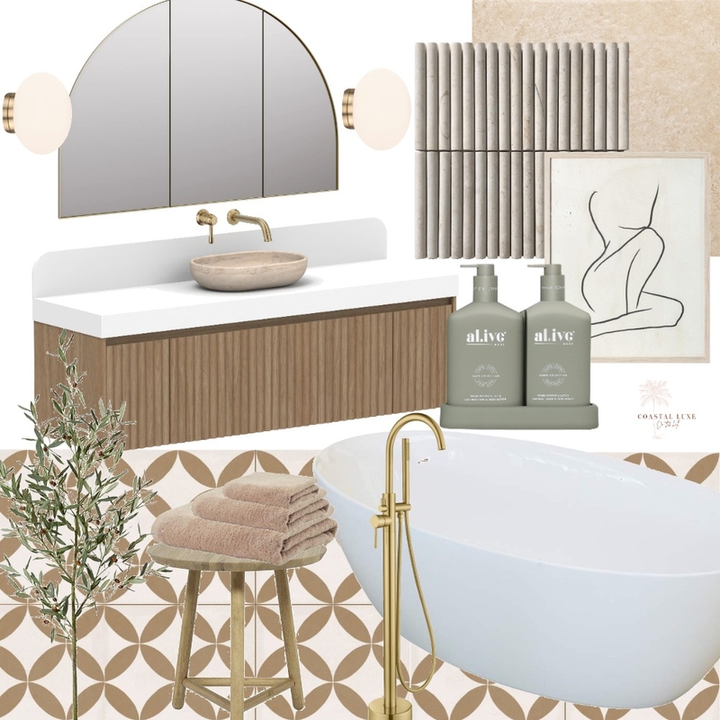 bathroom Mood Board by Coastal Luxe on the hill on Style Sourcebook