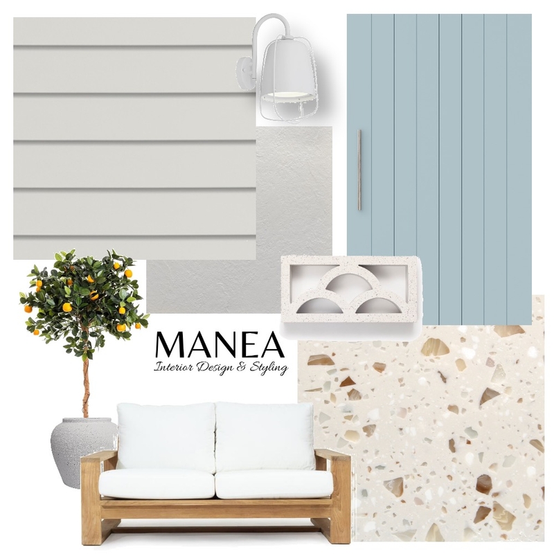 Coastal Exterior Mood Board by Manea Interior Design & Styling on Style Sourcebook